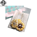Small opp gift bags for cookies packing with self adhesive type
